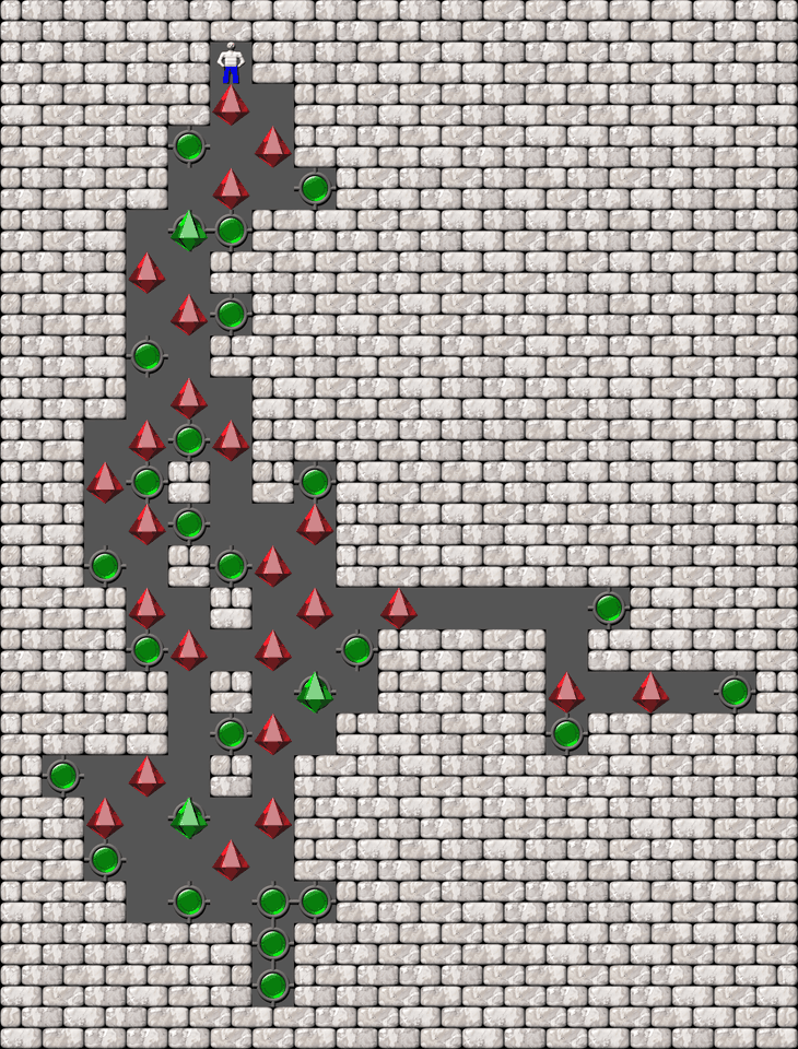 Сокобан More Bugs collections уровень 487